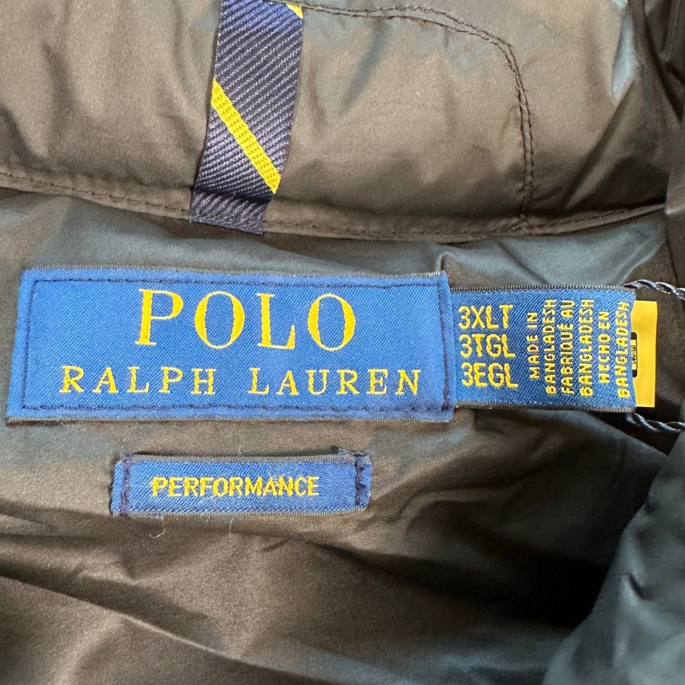 Polo Ralph Lauren Mens Colden Packable Down Vest Black 3XLT Big & Tall New - Picture 6 of 16